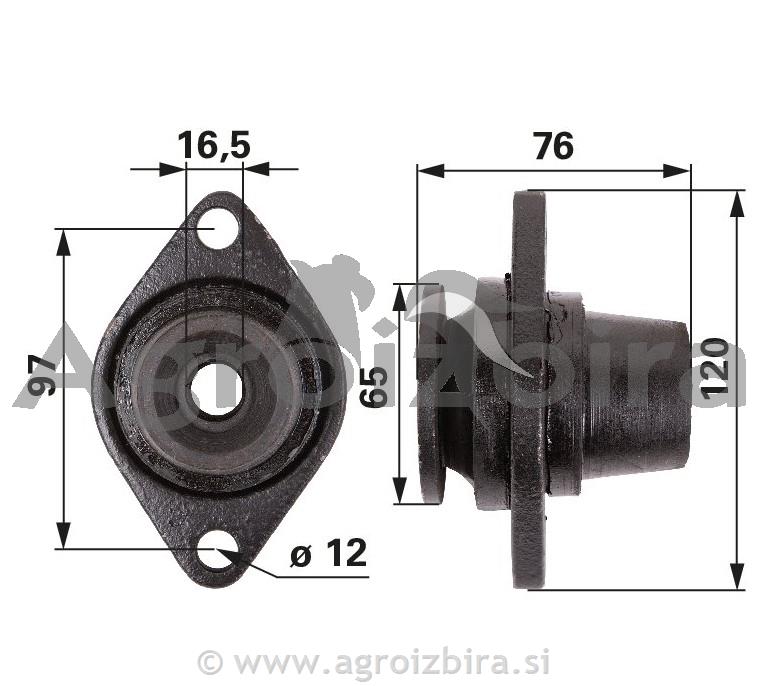 NOSILEC - BLAŽILEC KABINE zadnji MASSEY FERGUSON