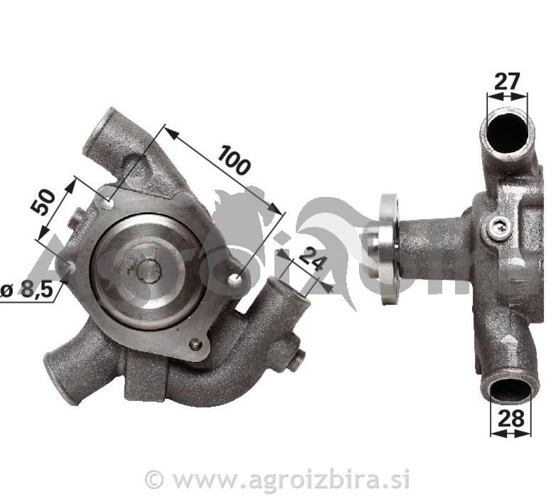 ČRPALKA VODE (brez jermenice) MF