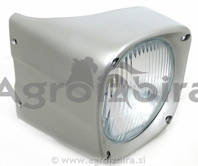 ŽAROMET SPREDNJI z ohišjem - kpl desni 12V40/45W 142x150mm MF 135 - 148 - 165 -