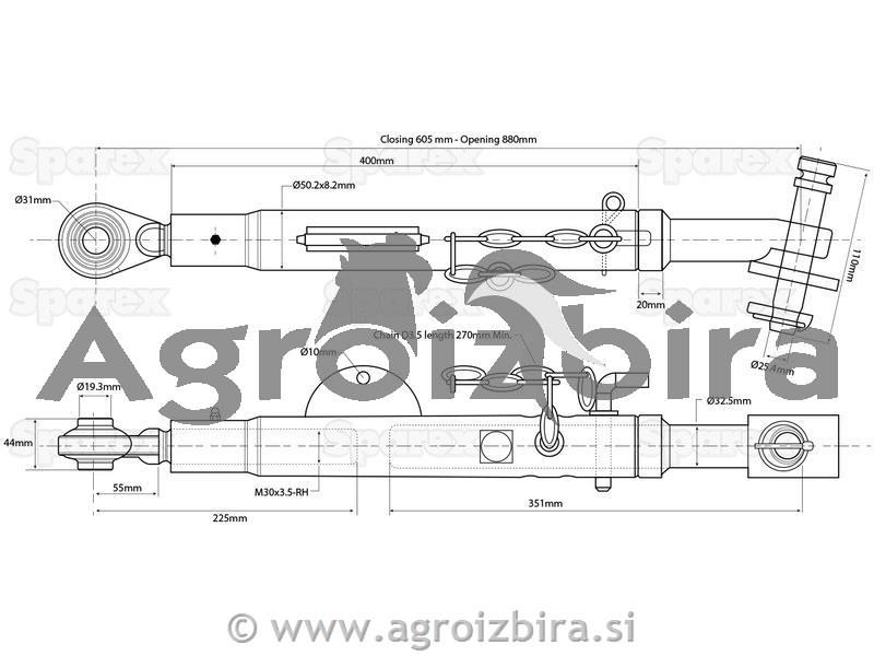 STABILIZATOR MASSEY FERGUSON
