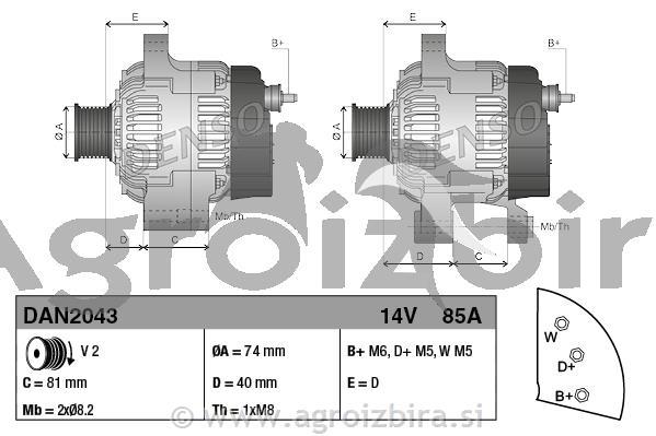 ALTERNATOR LANDINI DENSO