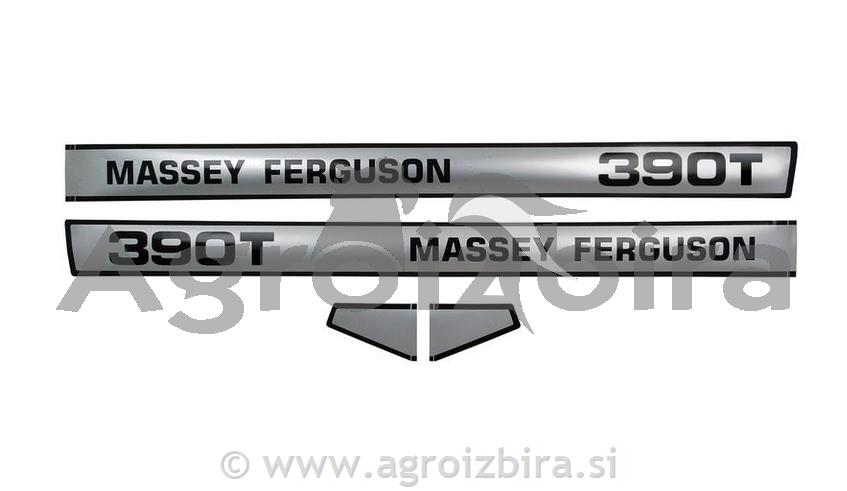 NALEPKA MASSEY FERGUSON 390T SET