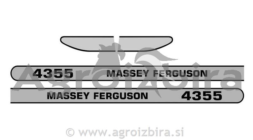 NALEPKA MASSEY FERGUSON 4355 SET