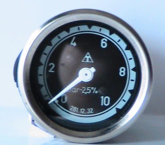 MANOMETER TLAKA ZRAKA 10bar 2(dva)izh.