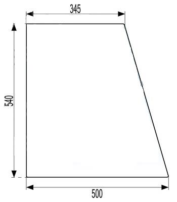 STEKLO KABINE VRAT zgoraj LEVO ali DESNO IMT
