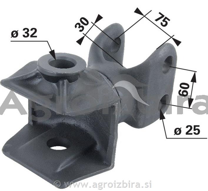 PRIKLOP SPODNJI PRIKOLICE VRTLJIVI STEYR