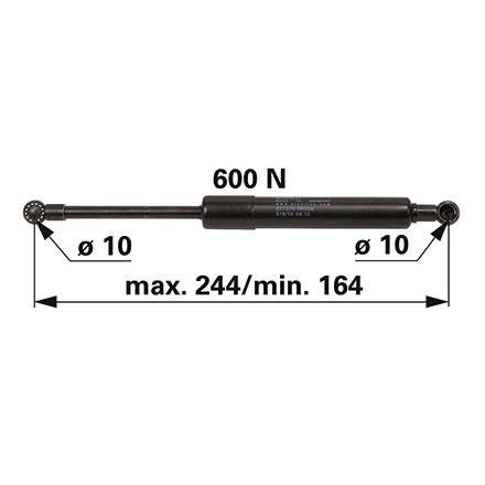 PLINSKI AMORTIZER L=244 F=600N