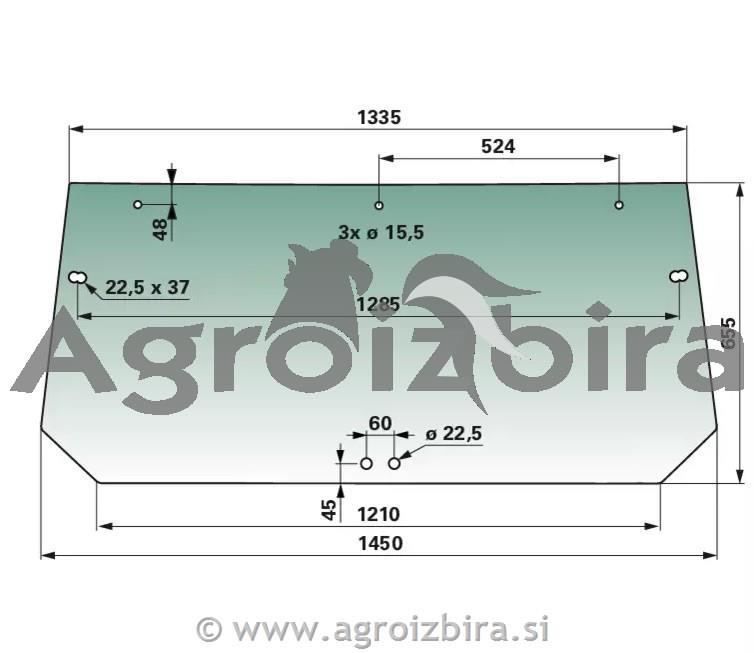 STEKLO K. ZADNJE CASE STEYR NEW HOLLAND