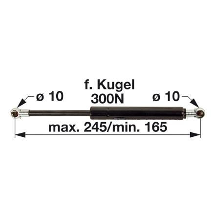PLINSKI AMORTIZER L=245 F=300 LINDNER