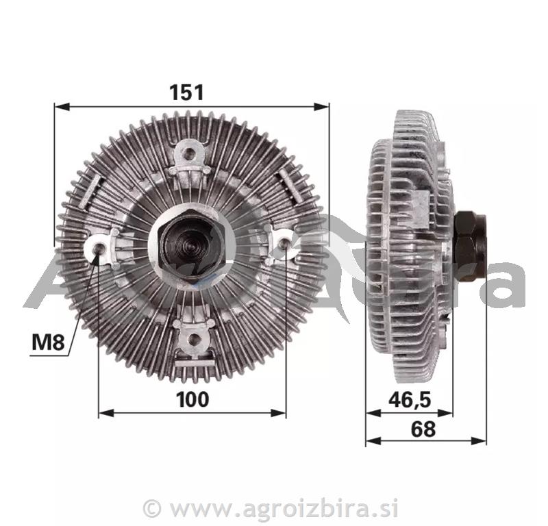 VISCO SKLOPKA CNH