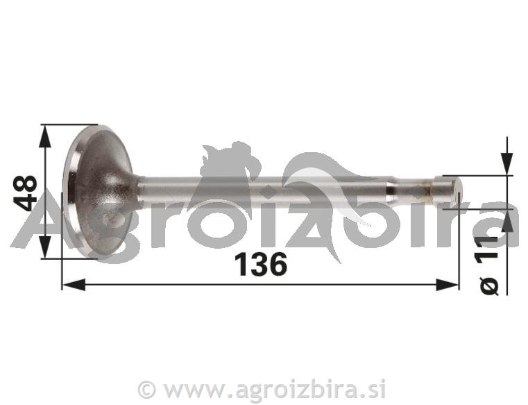 VENTIL IZPUŠNI STEYR T80 T182