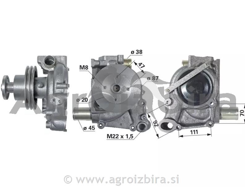 ČRPALKA VODE STEYR 8060/70/75/80/90