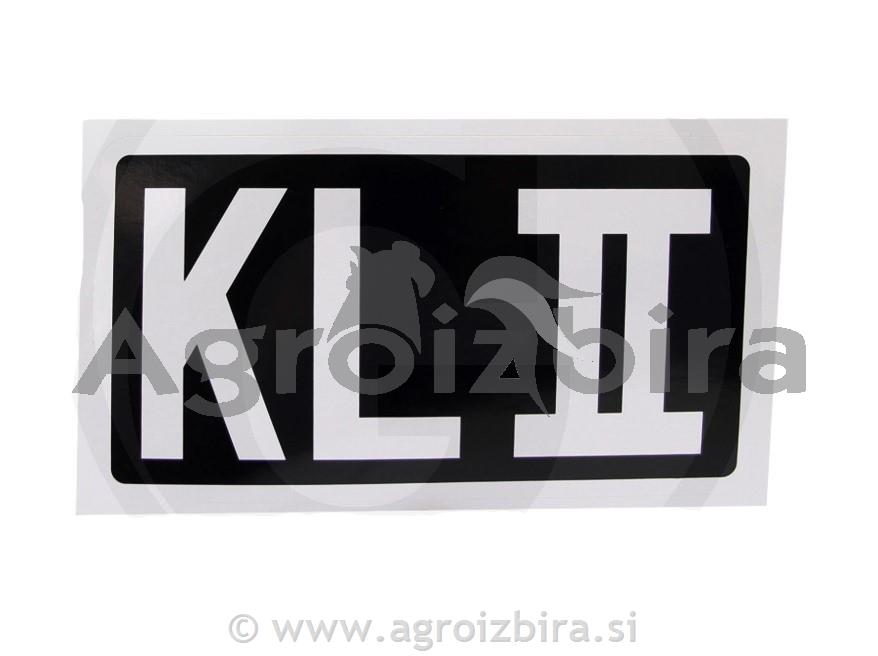 NALEPKA "KL II" STEYR