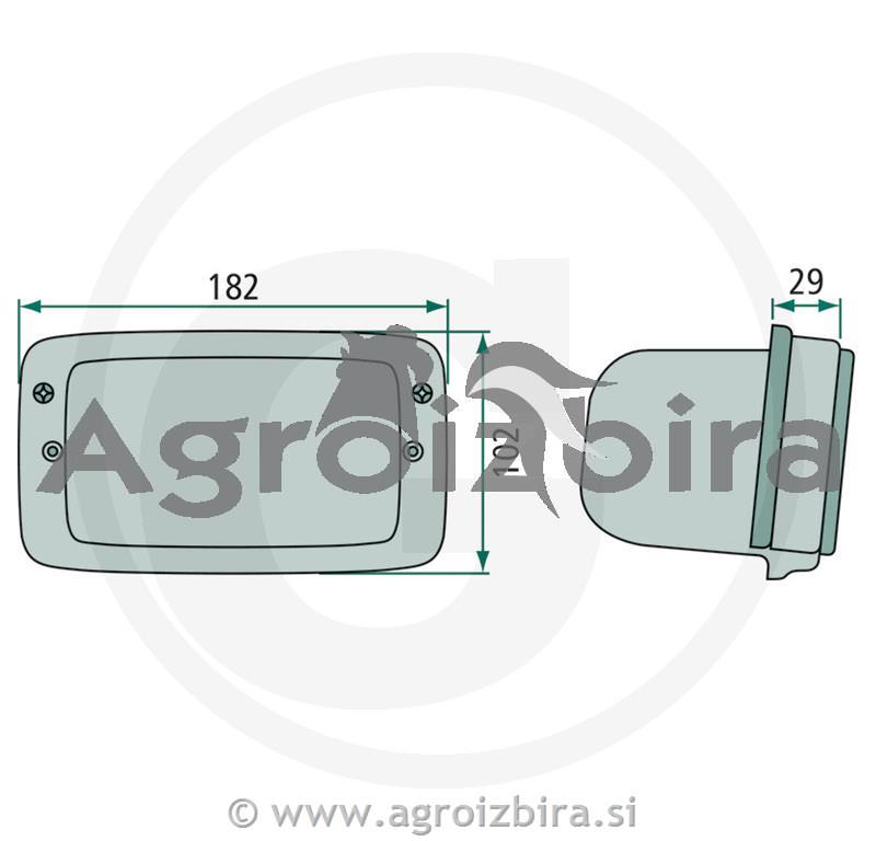 ŽAROMET PREDNJI STEYR JOHNE DEERE MF