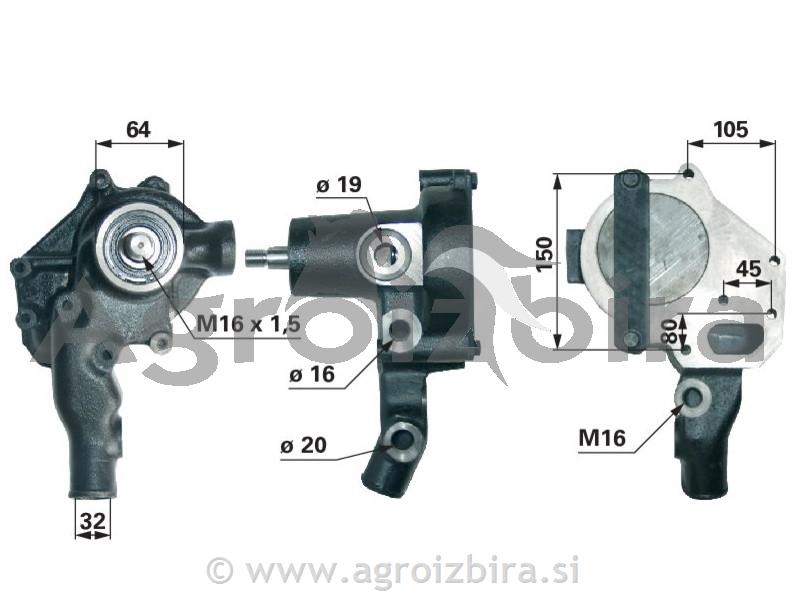 ČRPALKA VODE CASE STEYR