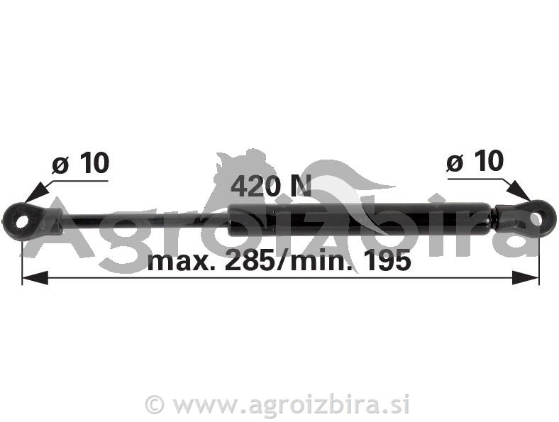 PLINSKI AMORTIZER L=280 F=520N