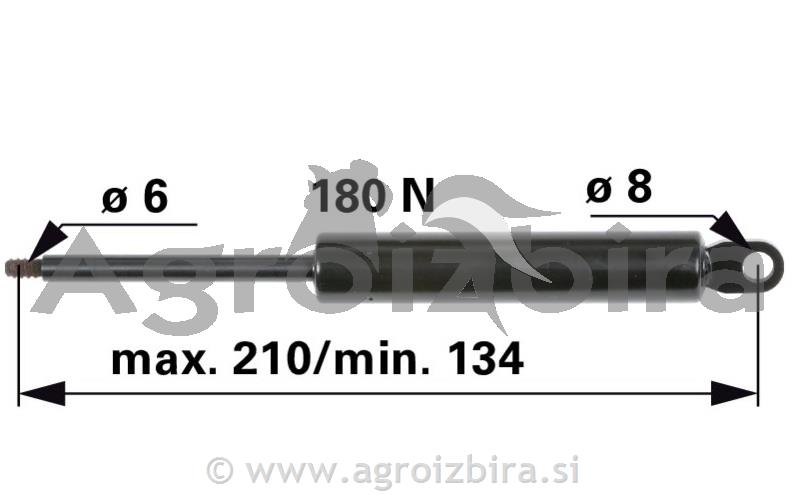 PLINSKI AMORTIZER l=210 F=180N