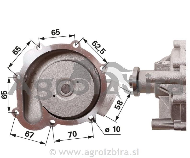 ČRPALKA VODE DEUTZ FAHR SAME