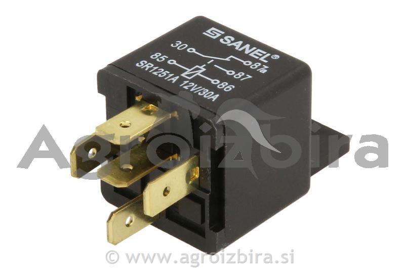 RELE JD 12V30A 5KONTAKTOV