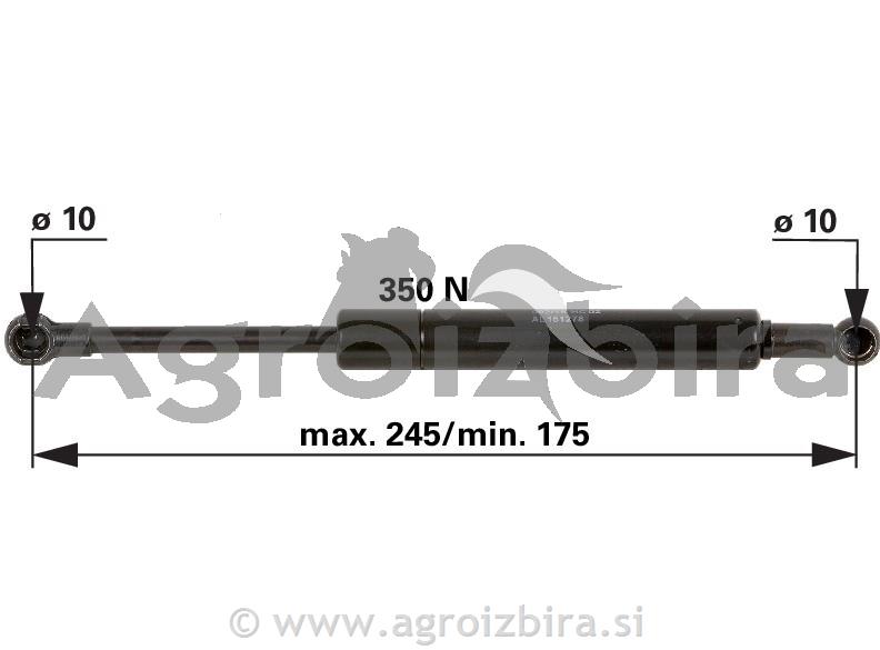 PLINSKI AMORTIZER L=245 F=350N JOHN DEER