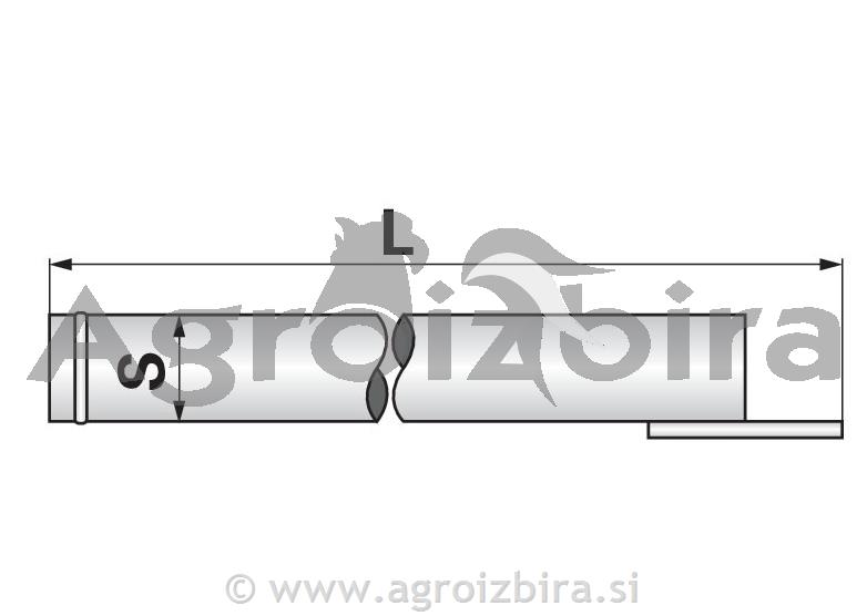 CEV SESALNA CINKANA 127X2000 MM 5''