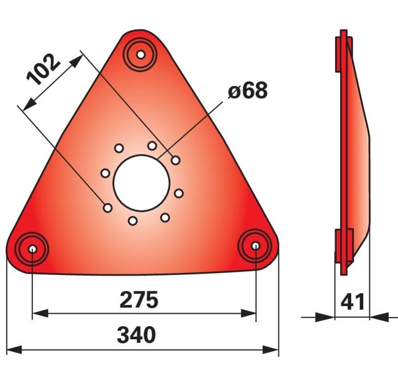 DISK KOSILNI VICON 165CM