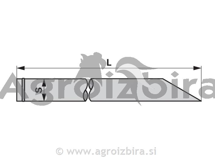 CEV SESALNA CINKANA 120X2000 MM
